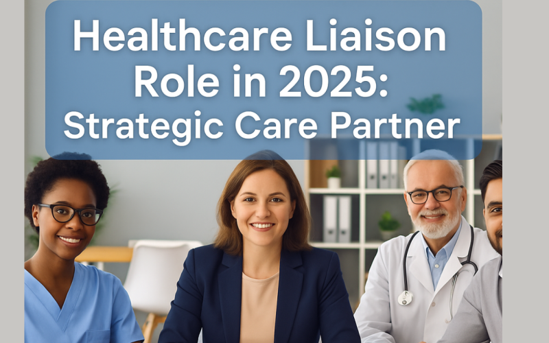 This image represents the healthcare liaison role and was created by artificial intelligence.