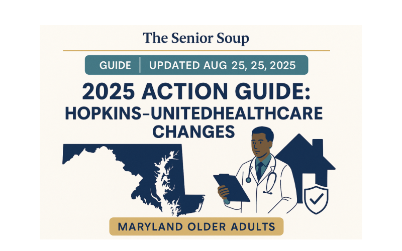 This is an image created about the Johns Hopkins and UnitedHealthcare insurance breakup that occurred on Monday, August 25, 2025.